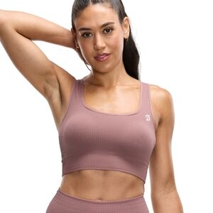 ✨️NWT✨️ Peloton Dark Rose Seamless Square Neck Bra, Size XS/S